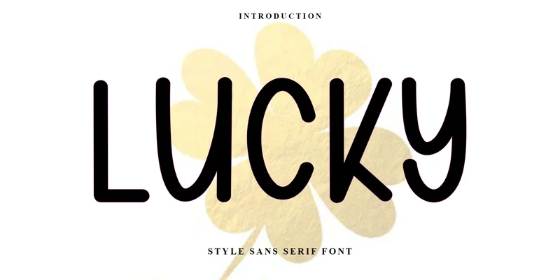 Lucky Font by FreshTypeINK — Display Font