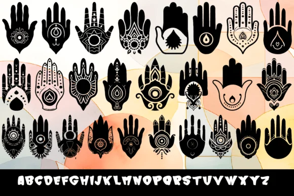 Lucky Hand by MOMAT THIRTYONE — Dingbats Font — thumbnail 2