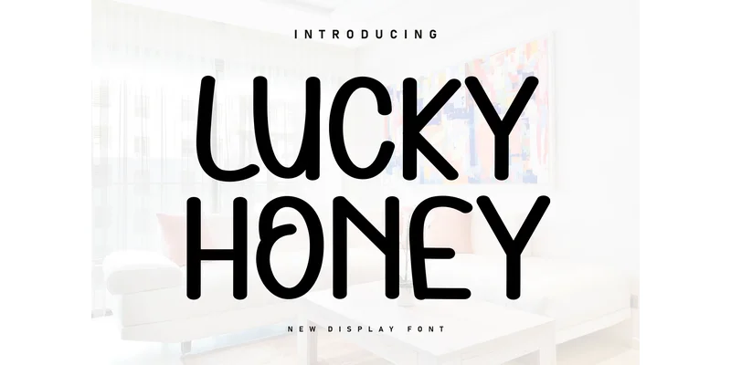 Lucky Honey Font by Berkah Shop — Display Font