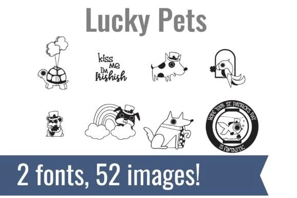 Lucky Pets Dingbats by Illustration Ink — Dingbats Font