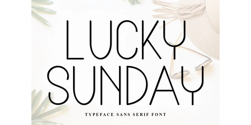 Lucky Sunday Font by Inermedia STUDIO — Sans Serif Font