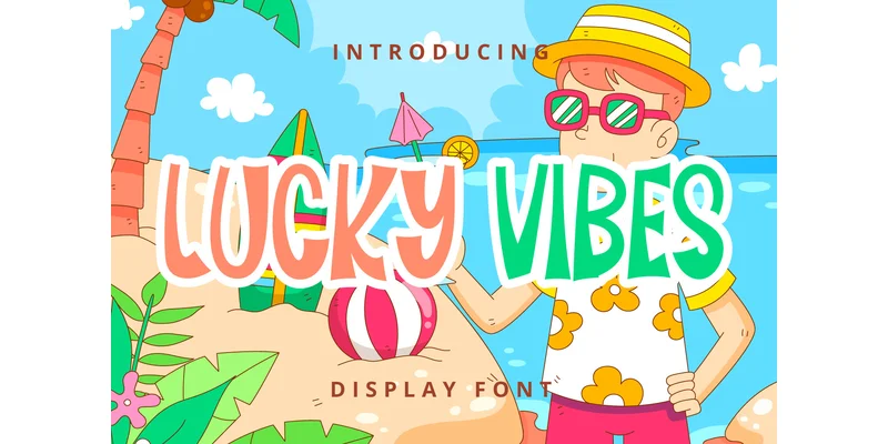 Lucky Vibes Font by nicetrip7 — Display Font