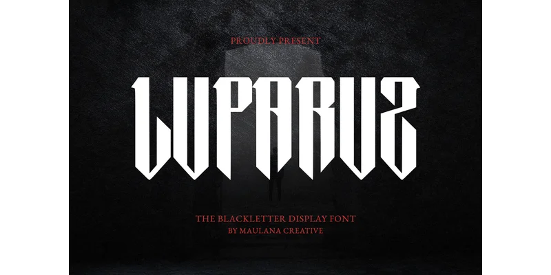 Luparuz Font by Maulana Creative by Maulana Creative — Blackletter Font