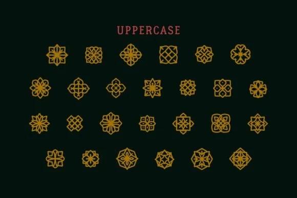 Luxury Flower by Eystore — Dingbats Font — thumbnail 2