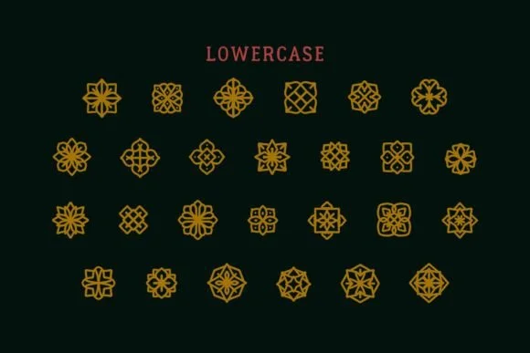 Luxury Flower by Eystore — Dingbats Font — thumbnail 3