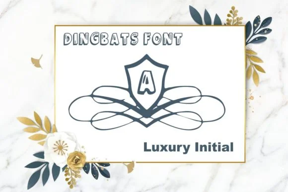 Luxury Initial by Infinity art Studio — Dingbats Font