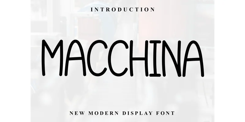 Macchina Font by PiPi Creative — Display Font