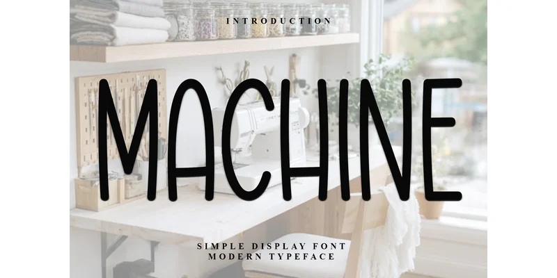 Machine Font by Inermedia STUDIO — Display Font