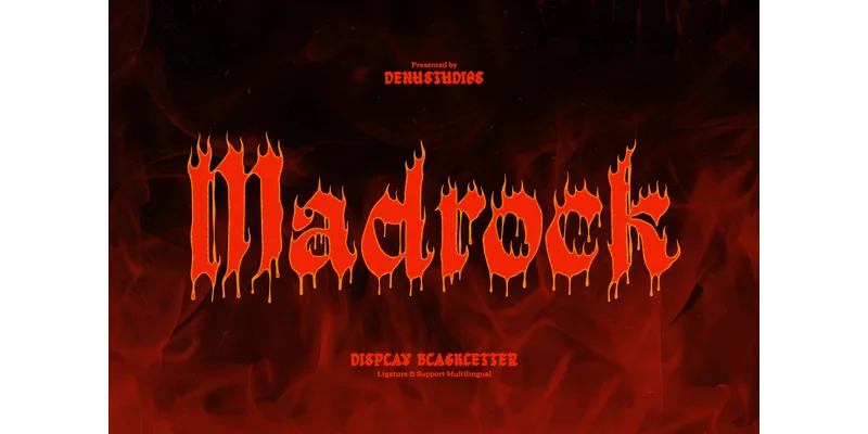 Madrock Font by Denustudios by Denustudios — Blackletter Font