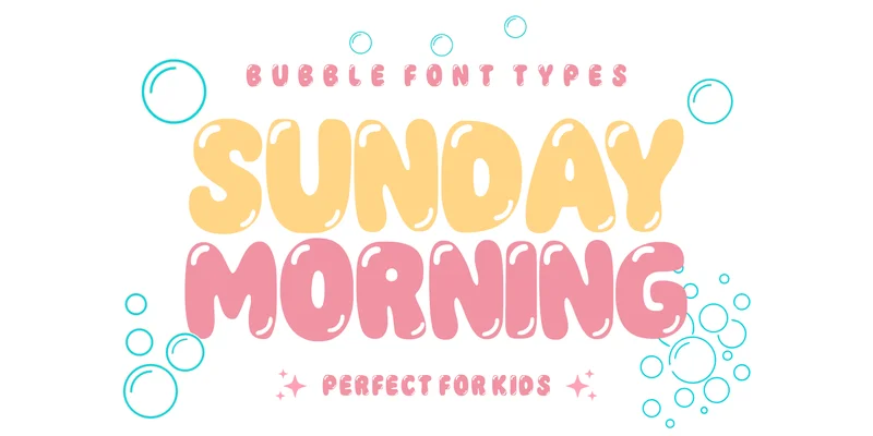 Magic Balloon Font by anamalmusyaffaCreative by anamalmusyaffaCreative — Display Font — thumbnail 3