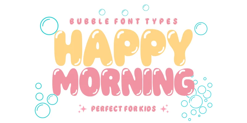Magic Balloon Font by anamalmusyaffaCreative by anamalmusyaffaCreative — Display Font — thumbnail 5
