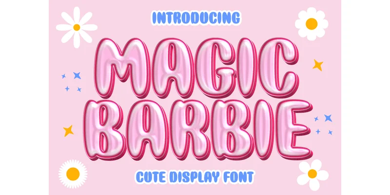 Magic Barbie Font by Ardi (7NTypes) — Display Font