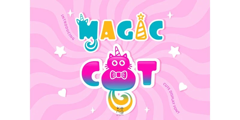 Magic Cat Font by keng graphic by keng graphic — Decorative Font