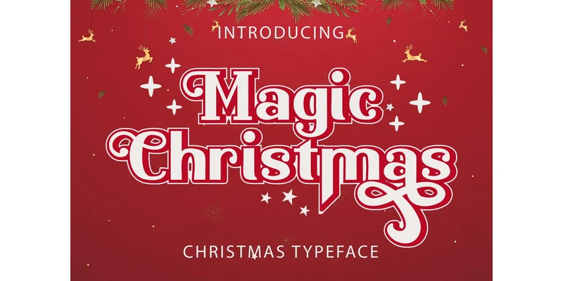 Magic Christmas Font by Densu Creative by Densu Creative — Display Font