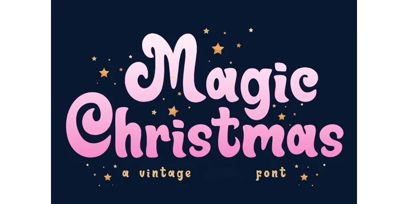 Magic Christmas Font by Minimalist Eyes — Display Font