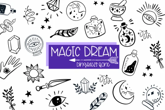 Magic Dream by Sirinart — Dingbats Font
