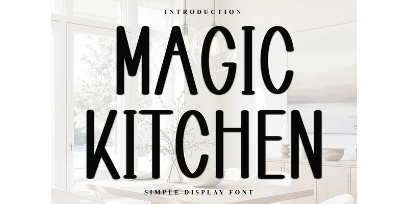 Magic Kitchen Font by Inermedia STUDIO — Display Font