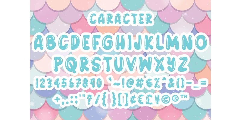 Magic Mermaid Font by Planetz studio — Display Font — thumbnail 4