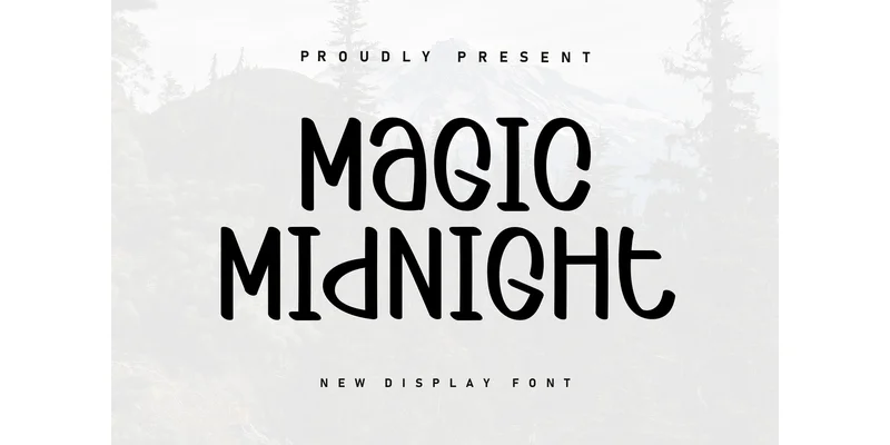 Magic Midnight Font by KC Production — Display Font