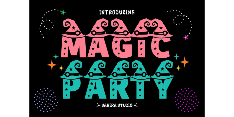 Magic Party Font by Sahira Studio by Sahira Studio — Decorative Font