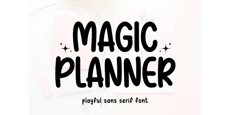 Magic Planner Font by Minimalist Eyes — Sans Serif Font