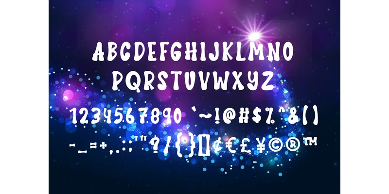 Magic Star Font by nicetrip7 — Display Font — thumbnail 3