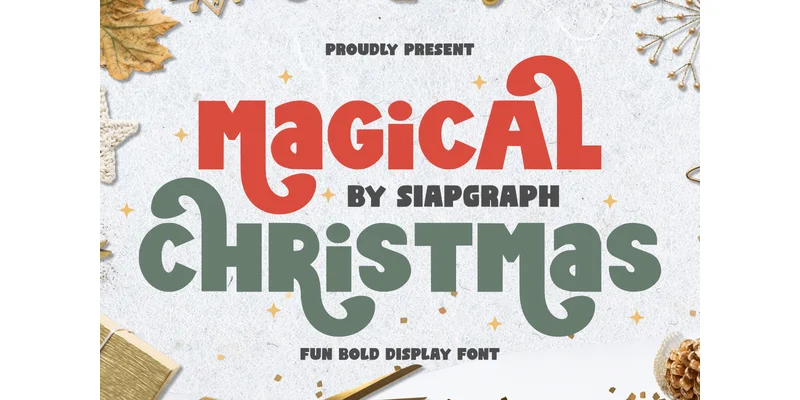 Magical Christmas Font by SiapGraph — Display Font