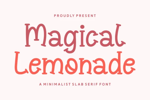 Magical Lemonade by Eightde — Slab Serif Font