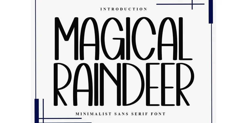 Magical Raindeer Font by FreshTypeINK — Display Font
