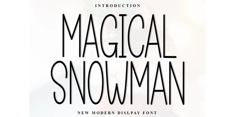 Magical Snowman Font by FreshTypeINK — Sans Serif Font