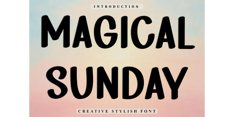 Magical Sunday Font by Inermedia STUDIO — Display Font