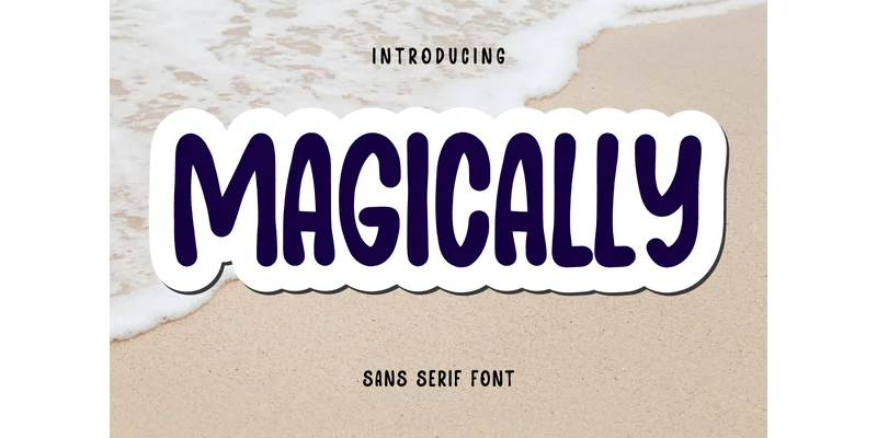 Magically Font by Minimalist Eyes — Sans Serif Font