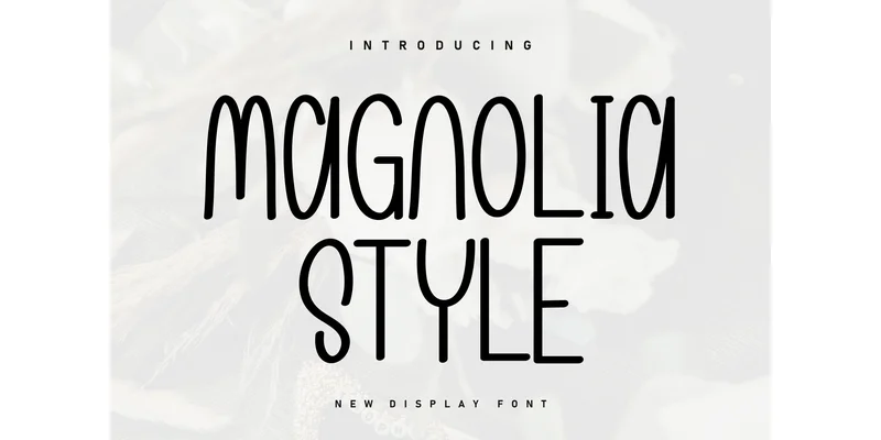 Magnolia Style Font by ArtLine Design — Display Font