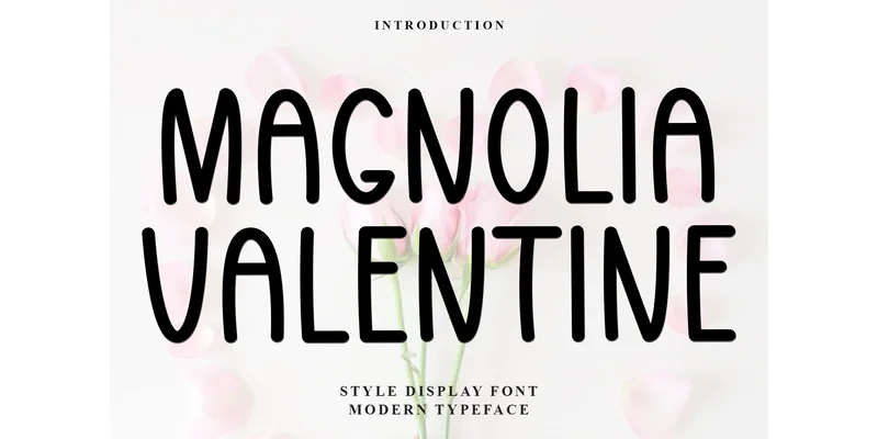 Magnolia Valentine Font by FreshTypeINK — Display Font