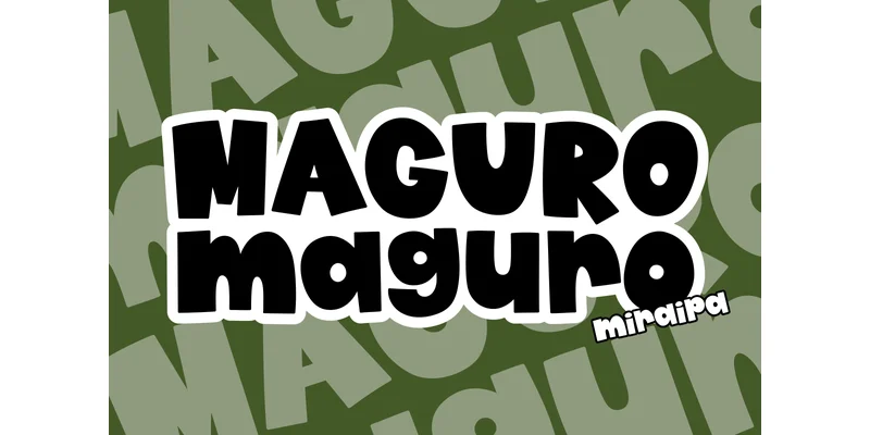 Maguro Font by miraipa — Sans Serif Font