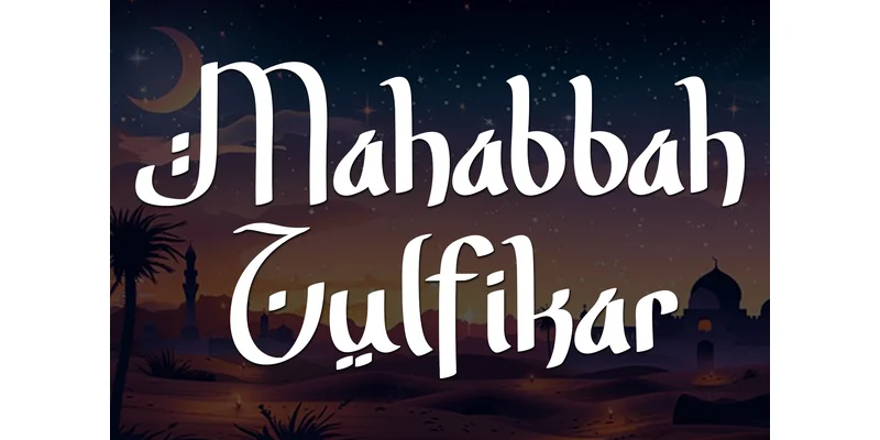 Mahabbah Zulfikar Font by Inermedia STUDIO — Display Font