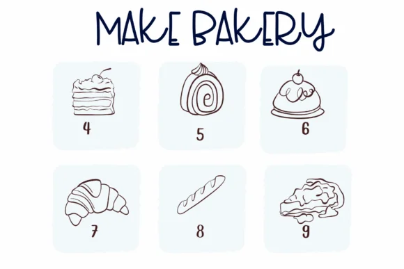 Make Bakery by Sirinart — Dingbats Font — thumbnail 4
