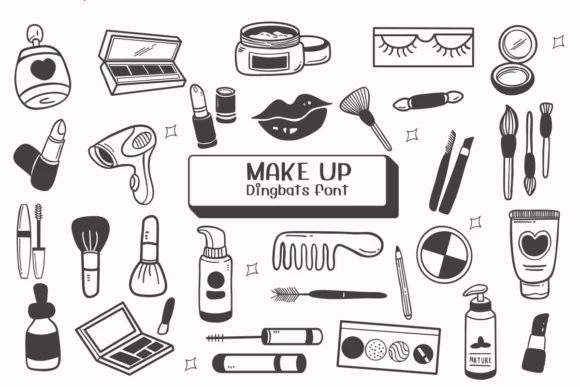 Make Up by Ketsarin — Dingbats Font