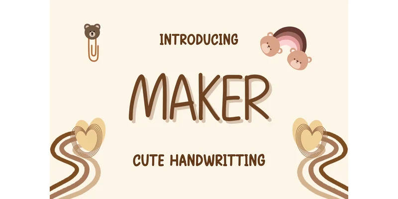 Maker Font by SiapGraph — Display Font