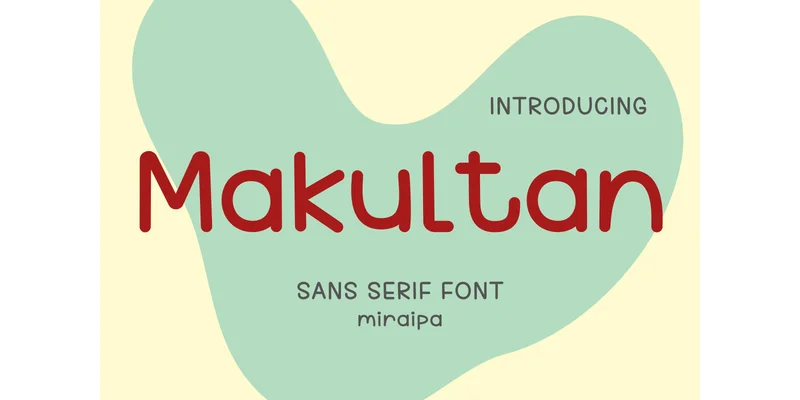 Makultan Font by miraipa — Sans Serif Font