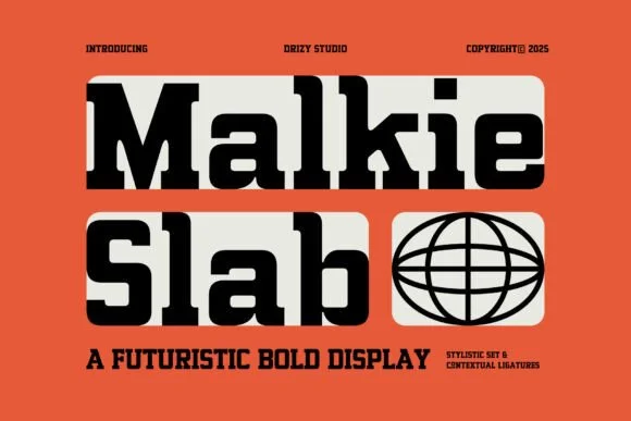 Malkie Slab by Drizy Studio — Slab Serif Font