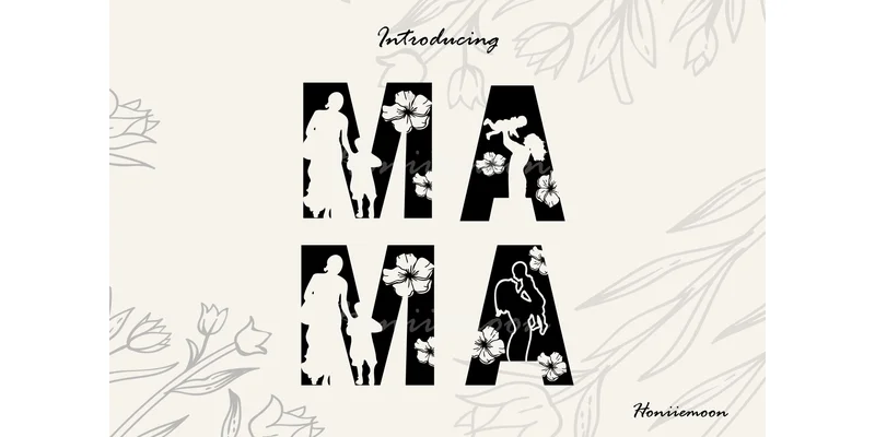 Mama Font by Honiiemoon by Honiiemoon — Decorative Font