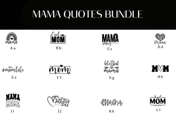 Mama Quotes by Heartcraft Atelier — Dingbats Font — thumbnail 2
