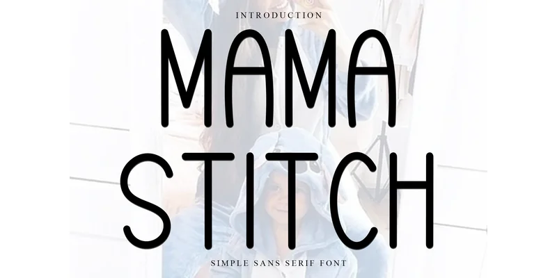 Mama Stitch Font by Inermedia STUDIO — Display Font