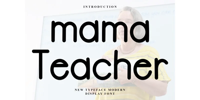 Mama Teacher Font by Inermedia STUDIO — Display Font