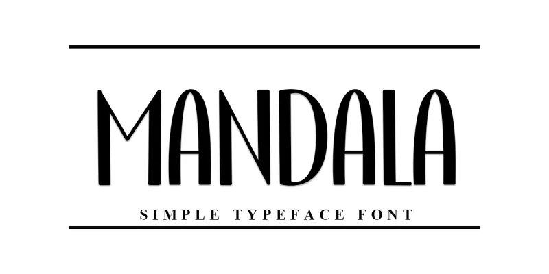 Mandala Font by PAYJHOshop — Sans Serif Font