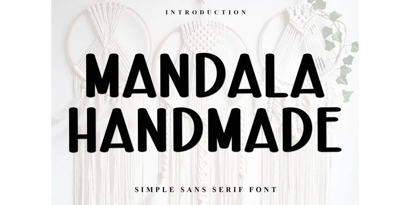 Mandala Handmade Font by Inermedia STUDIO — Display Font