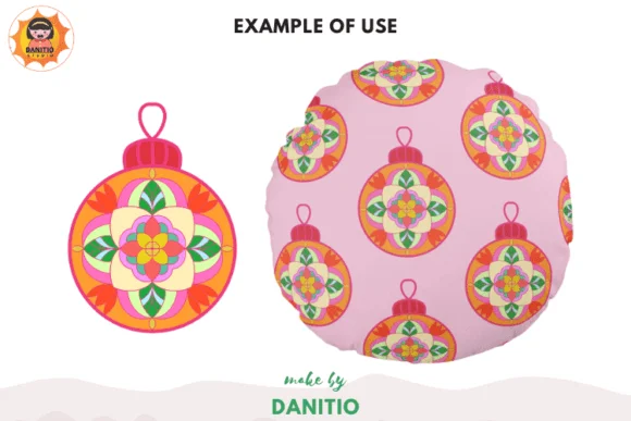 Mandala X'mas Ball by danita.kukkai — Dingbats Font — thumbnail 4