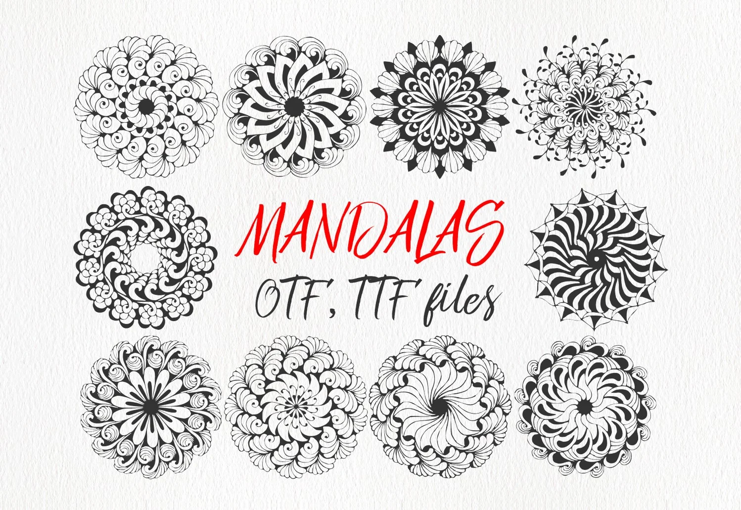 Mandings by Digital Typeface Studio — Dingbats Font