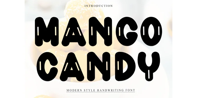 Mango Candy Font by FreshTypeINK — Display Font
